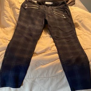 Torrid Jeggings, dark plaid. Size 16 R